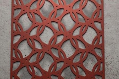 Laser-cutting panel