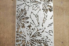 Laser-cutting panel