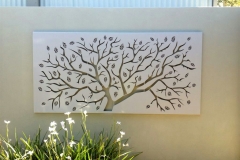 Laser-cutting panel