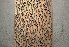 Laser-cutting panel